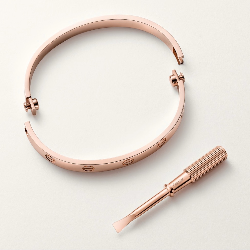 CARTIER LOVE BRACELET, CLASSIC MODEL, ROSE GOLD - Picture 4 of 11